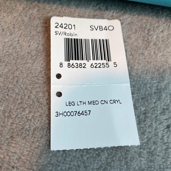 🔥COACH🔥Candace Robin Blue Legacy Carryall Leather Tote/Like New/RARE - Picture 9 of 13